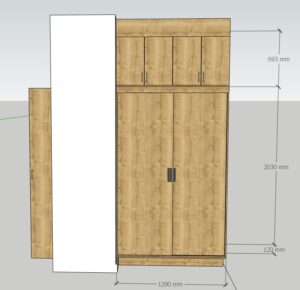 2 closeth fachadas habitación